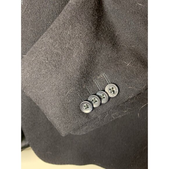 Arnold Brant Harry Rosen 41 L-T Pure Cashmere Blue Black Blazer Sport Coat READ! - Picture 4 of 13